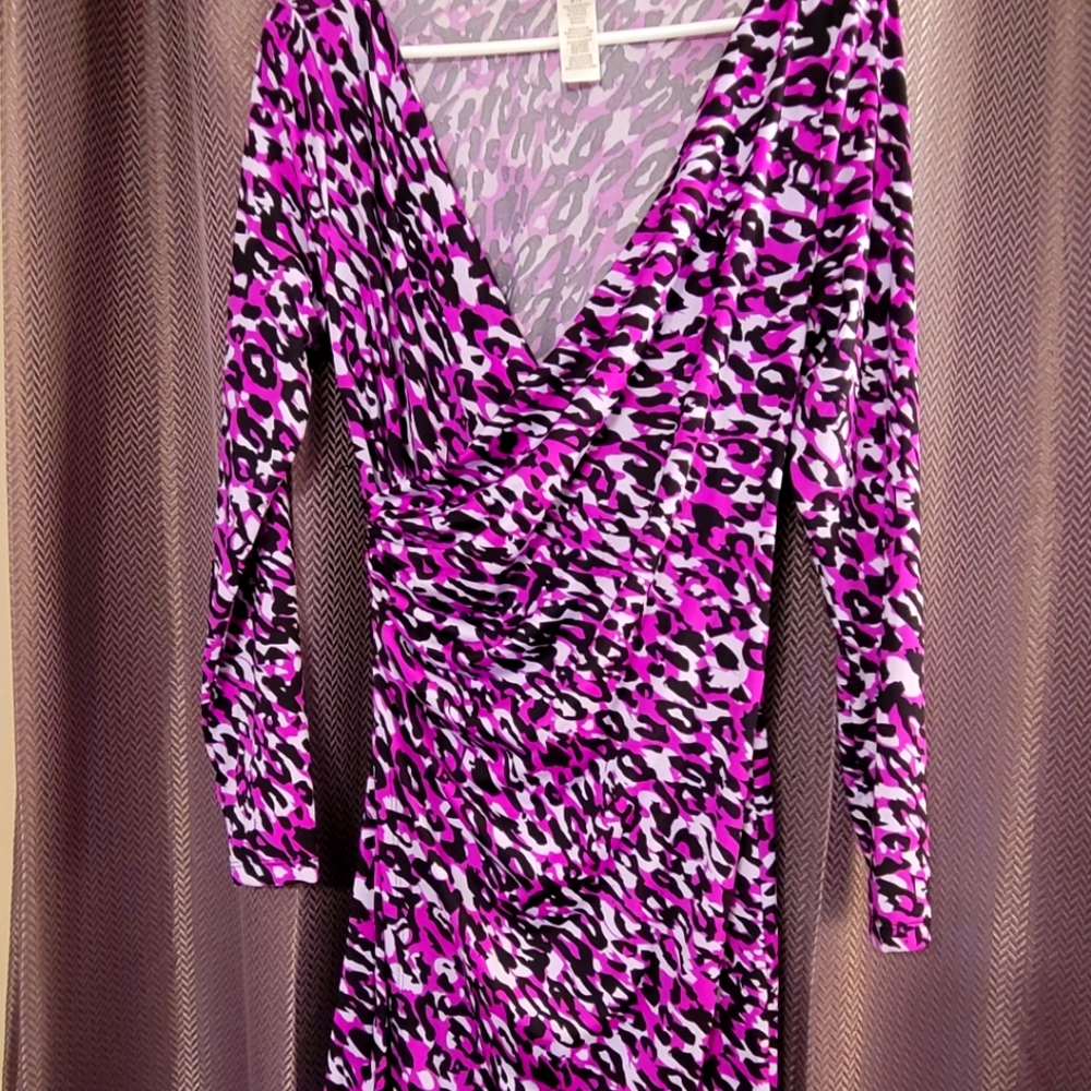 Cheetah print dress